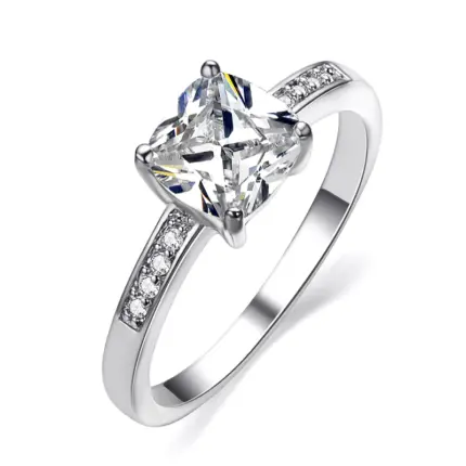 Anillo De Compromiso Mujer Xena Bañado en Oro de 18k.