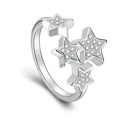Anillo Mujer Regulable Sophie Bañado en Oro de 18k