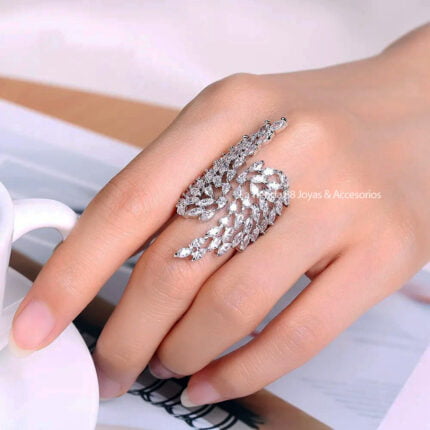 Anillo Mujer Deluxe Athena Bañado en Oro de 18k.