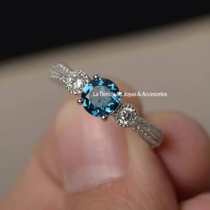 Anillo De Compromiso Mujer Malika Bañado Oro 18k.