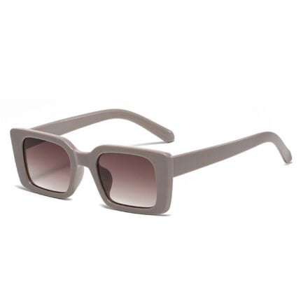 Lentes De Sol Unisex Retro Khaki