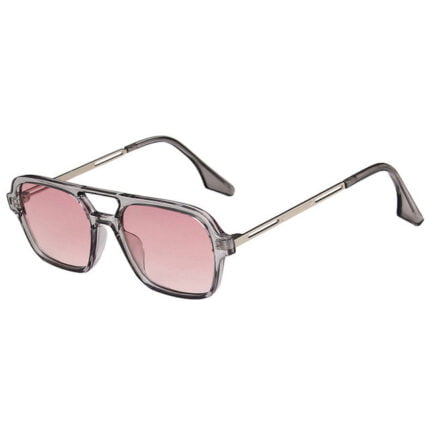 Lentes De Sol Unisex Retro - Rosa