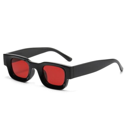 Lentes De Sol Retro Vintage Cuadrado - Rojo