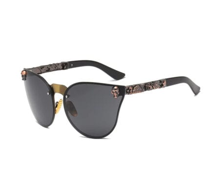 Lentes De Sol Unisex Gótico Punk - Cromado