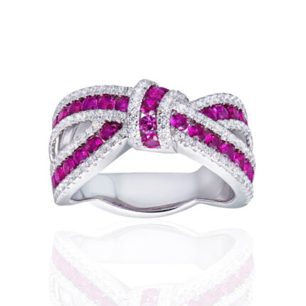 Anillo Mujer Deluxe Sabah Bañado en Oro de 18k.