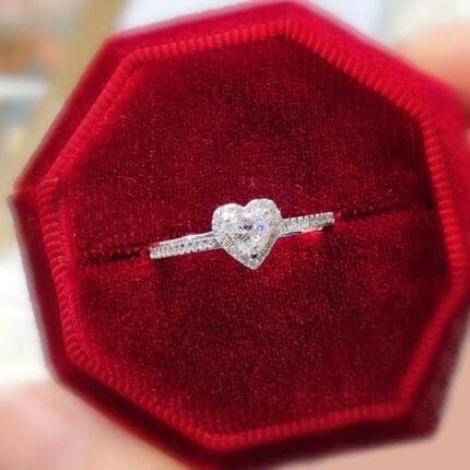 Anillo De Compromiso Mujer Latifa Bañado en Oro de 18k.